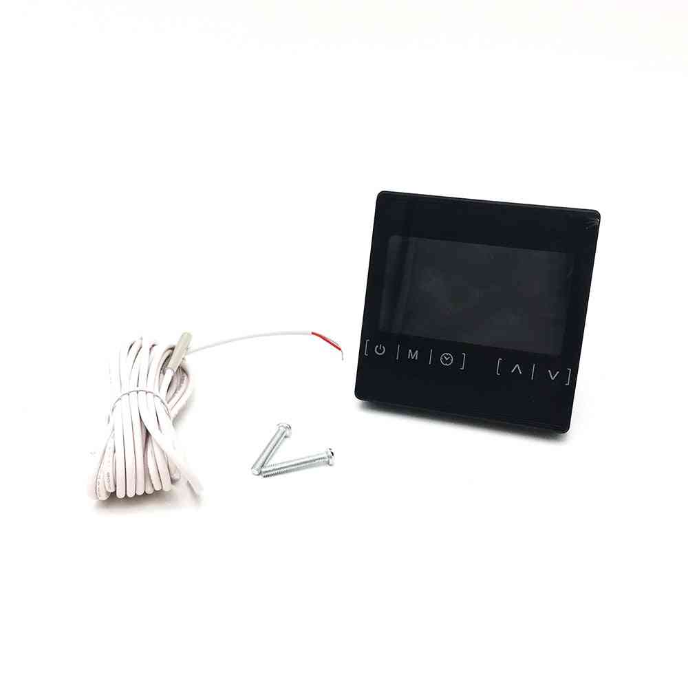 Dotykový displej, LCD displej, teplé elektrické podlahové vytápění, pokojový termostat