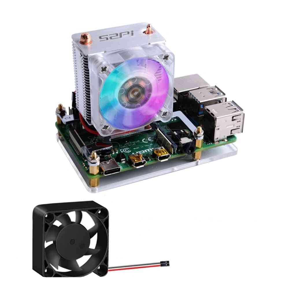 Ice Tower- Rgb Cooling Fan, Copper Tube Cooler With 5-layer Case