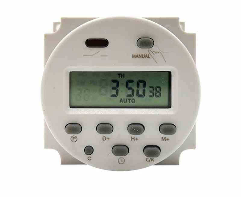 Digitalni LCD elektronski časovnik, stikalo za upravljanje časa odštevanja ciklov