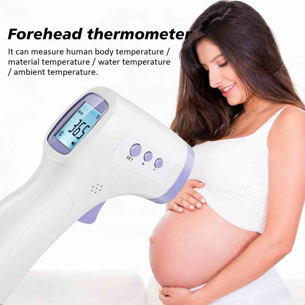 Infrared Body Non-contact Temperature Abs For Adults With Lcd Display Digital Laser Forehead Tool