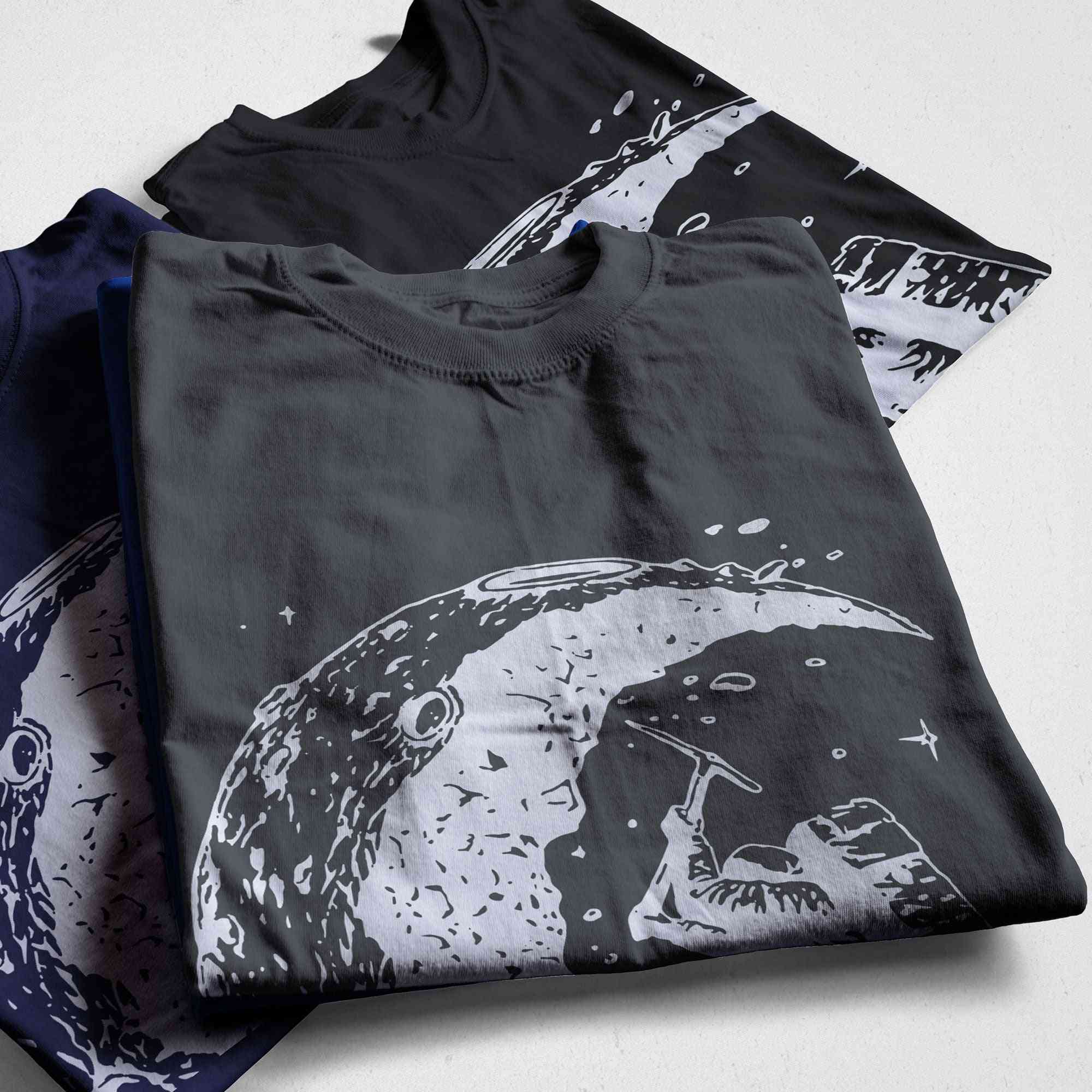 Tricouri pentru bărbați cu imprimare lună