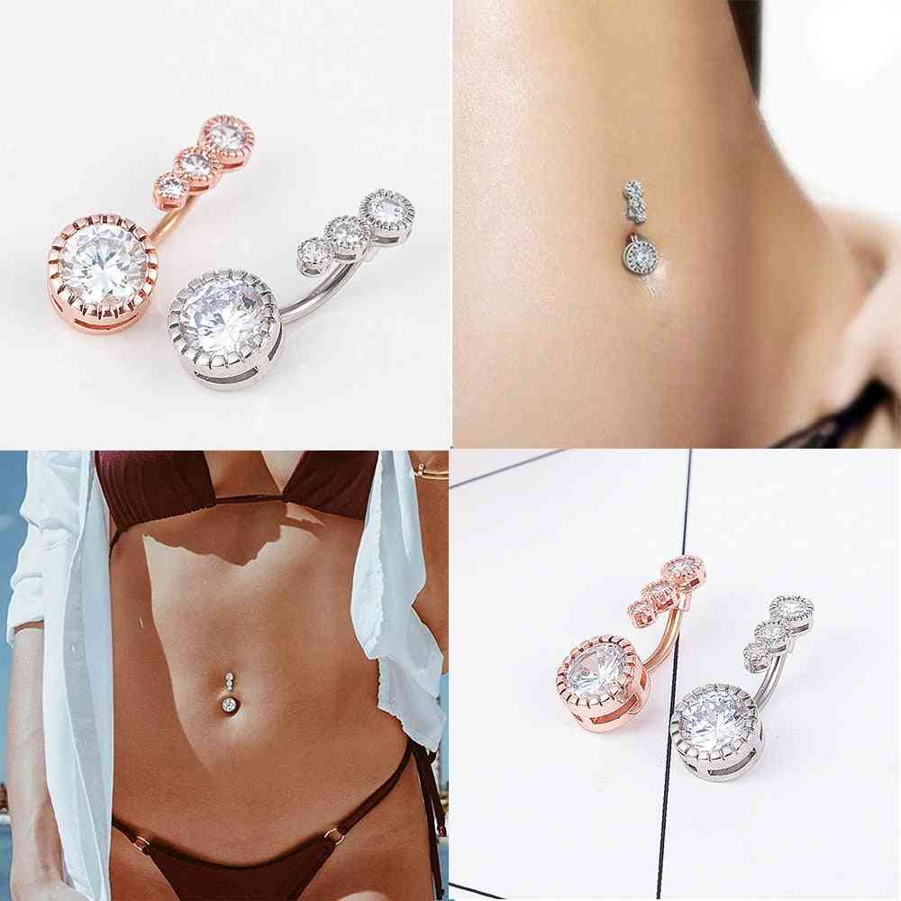 Dangling Navel Belly Button Rings Woman Body Jewelry