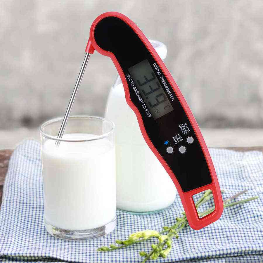 Waterproof- Barbecue Food Cooking, Digital Electronic Thermometer, Kitchen Accessory