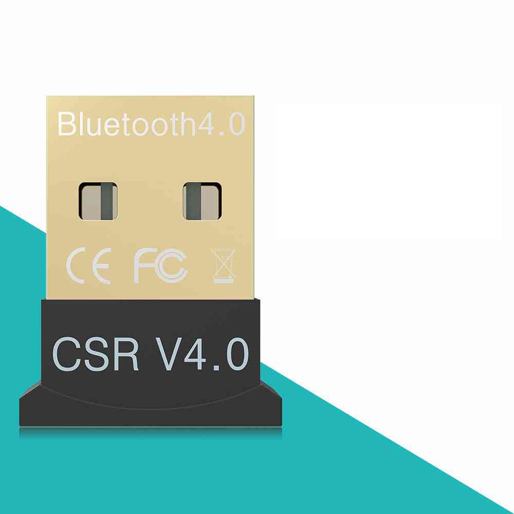 Mini usb bluetooth v-4.0, dongle adaptador de modo dual