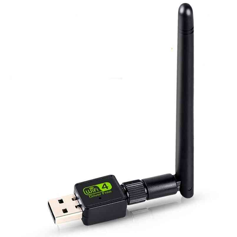 Usb Wifi Antenna Card & Ethernet Dongle Adapter For Pc Desktop