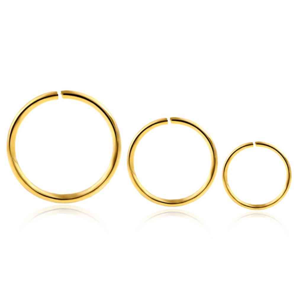 Stainless Steel Seamless Segment Nose Rings