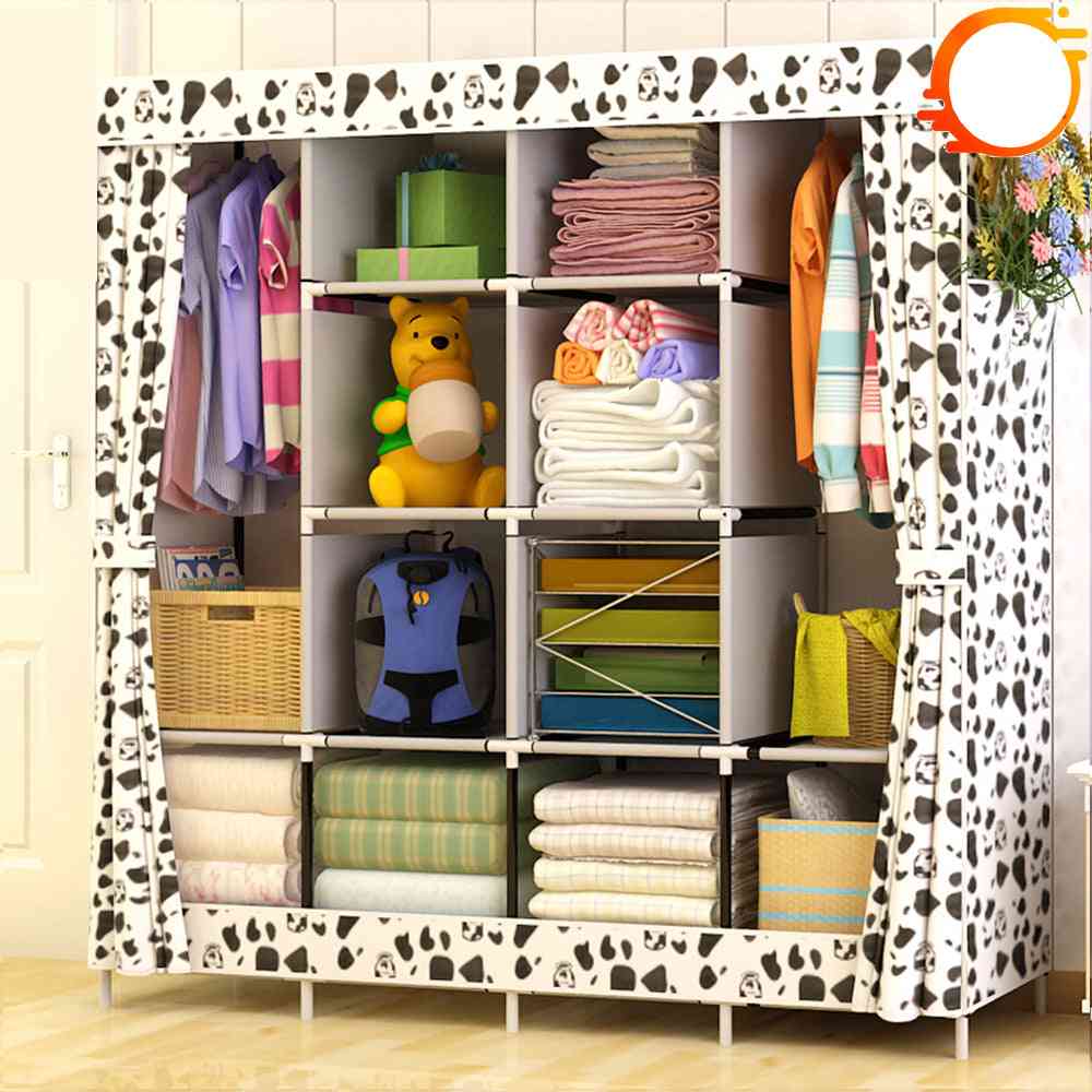 Modern Simple, Wardrobe Fabric Folding, Cloth Storage Cabinet
