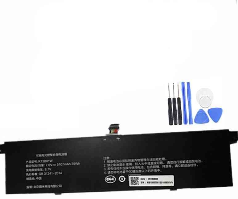 7xinbox/ 7.6v/ 5107mah/ 5230mah, r13b02w r13b01w- bærbar batteri