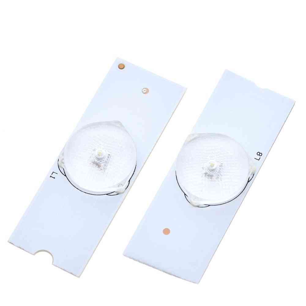 Perles de lampe 3v-smd avec filtre à lentille optique pour la réparation de téléviseurs led