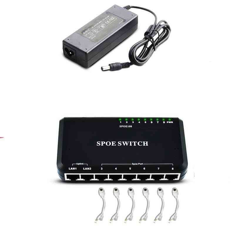 Switch Ethernet With Power Adapter