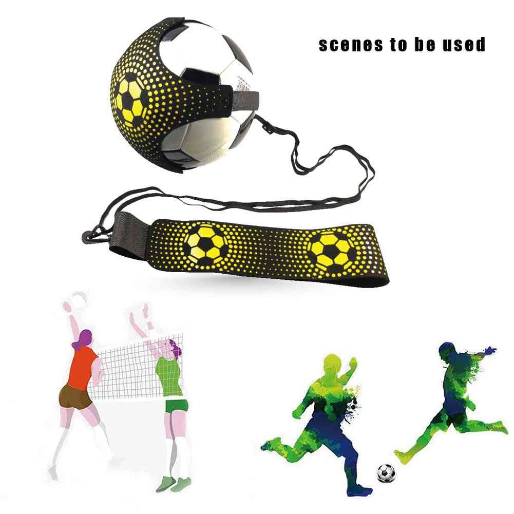 Fotbollsfotboll, kick solo, jonglera väskor, övningsträning, cirkel runt midjebältet