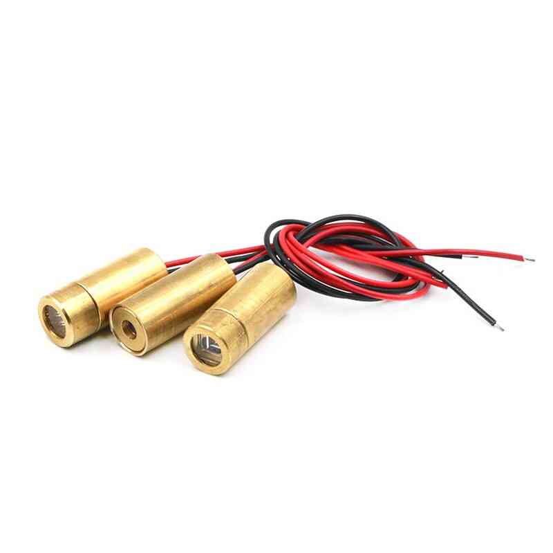 Cruz láser, módulo de diodos, cabezal de cobre rojo