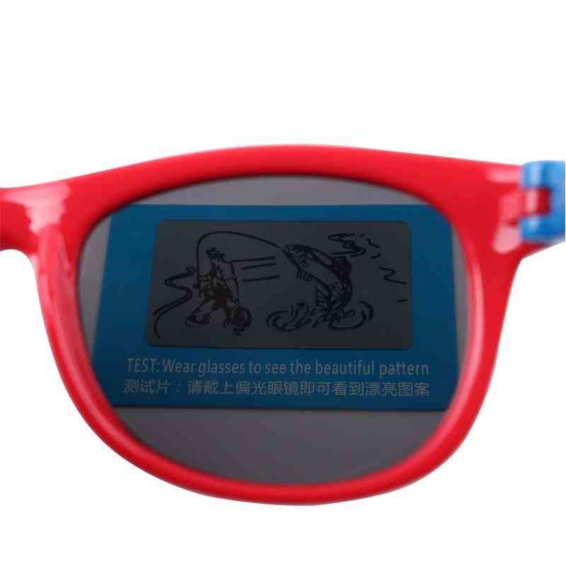 Occhiali da sole con montatura in silicone polarizzato con custodia per auto occhiali per &