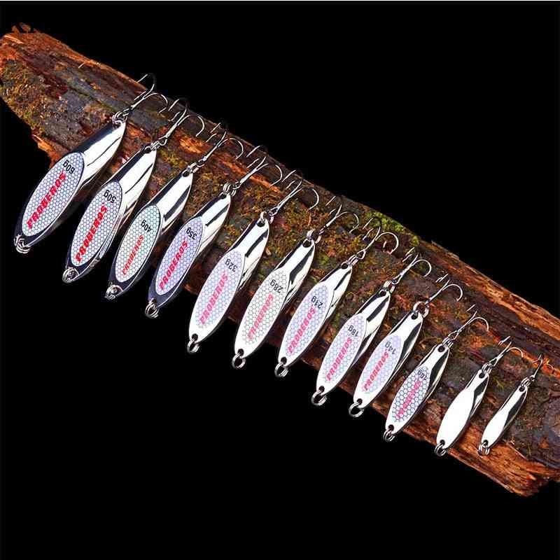 Metal Spinner Spoon Trout Fishing Lure Hard Bait