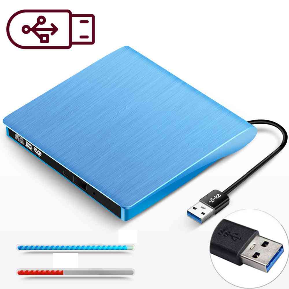 Wfi externá USB 3.0 jednotka napaľovačky diskov cd pre notebook Windows7/8/10 pc