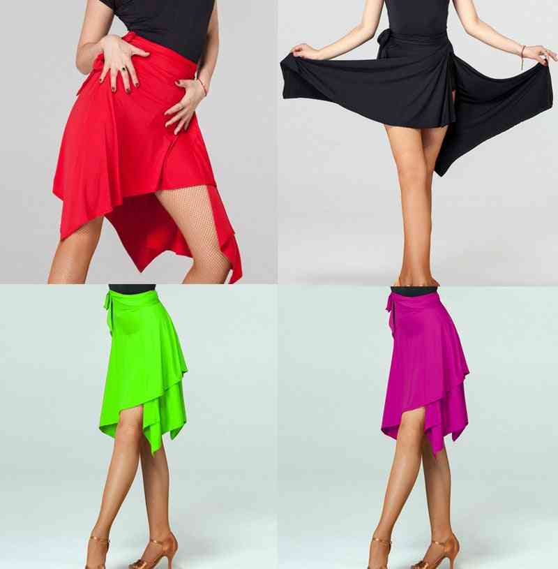 Latinská taneční sukně, taneční trojúhelník, cvičební šaty na zástěru