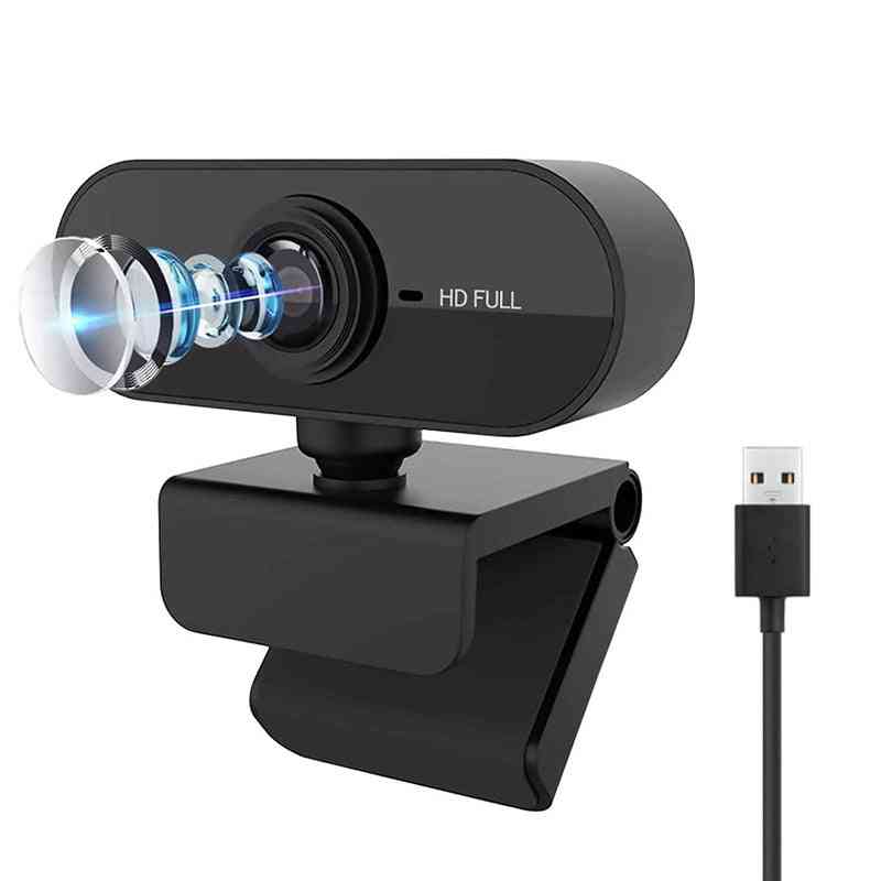 USB de conférence webcam 1080p/720p avec interface micro pour les appels vidéo