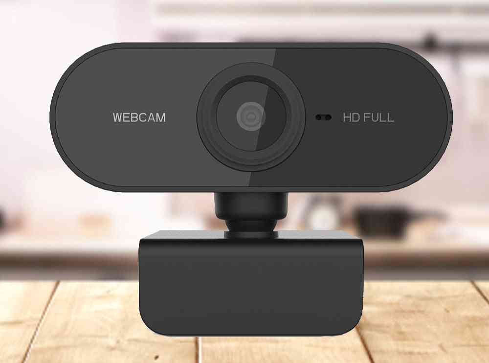 Webcam mini USB 2.0 full hd 1080p focus automat cu microfon