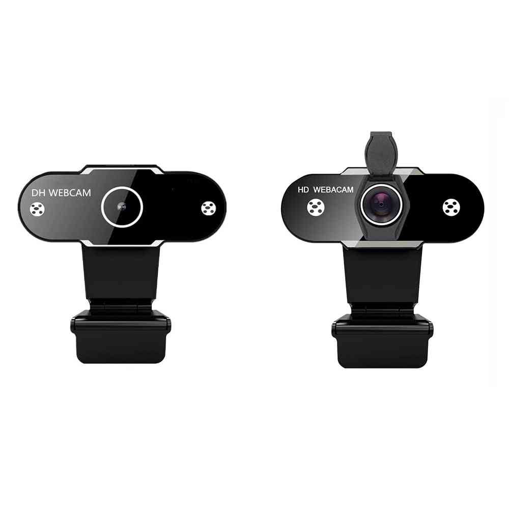 Webcam hd 2k avec microphone et cache de confidentialité