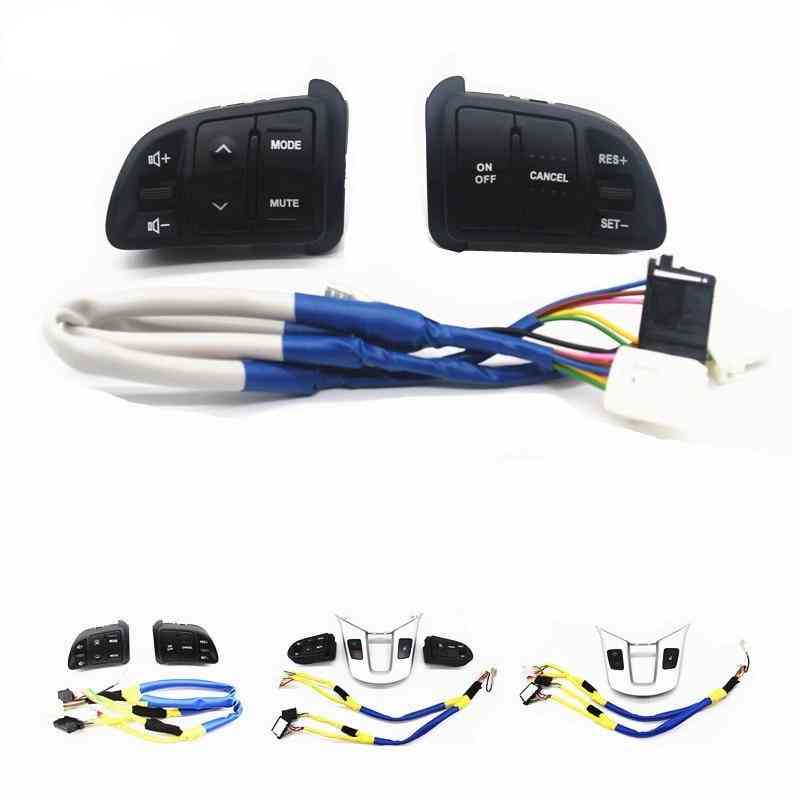 Steering Wheel Button Audio Channel And Constant Speed Cruise Control-button Volume Switch