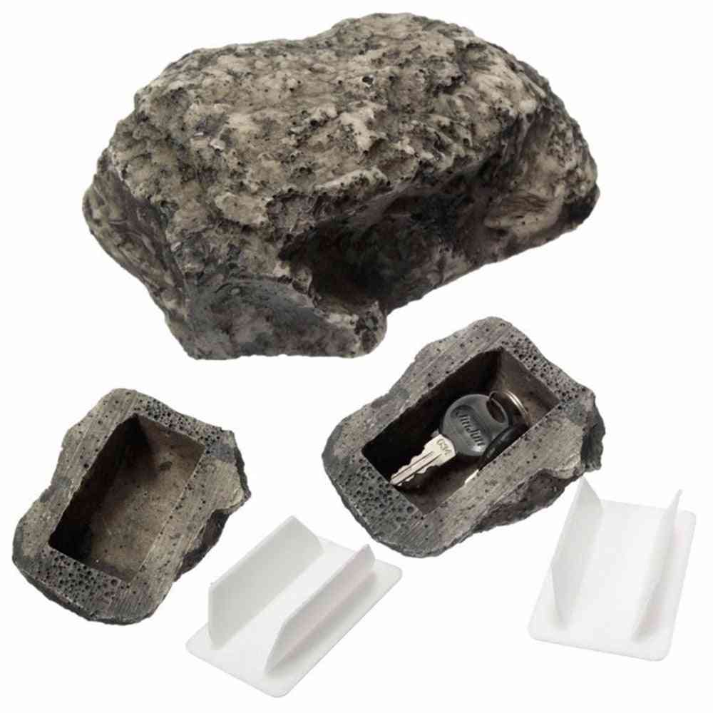 Safe Hidden Hide Security Rock Stone Case Box For Key