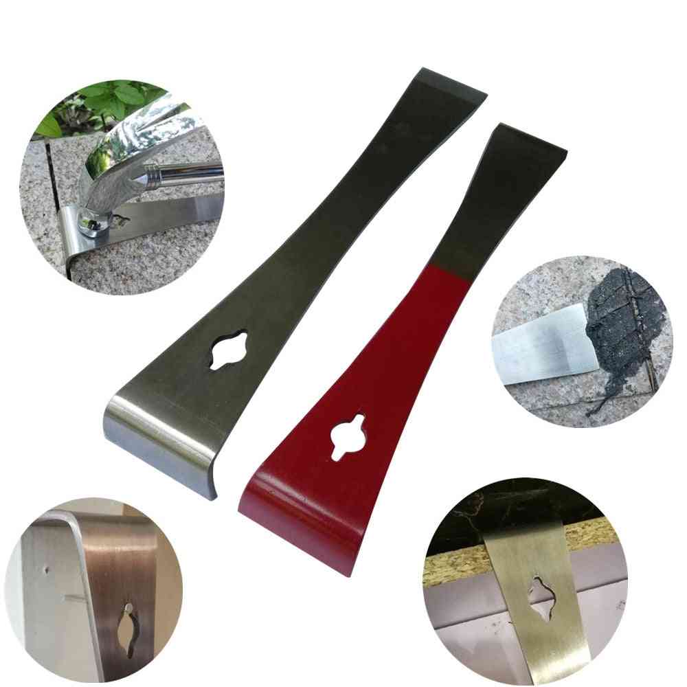 Mutifunction Stainless Steel Prybar And Scraper-razor Sharp Scraper Edges