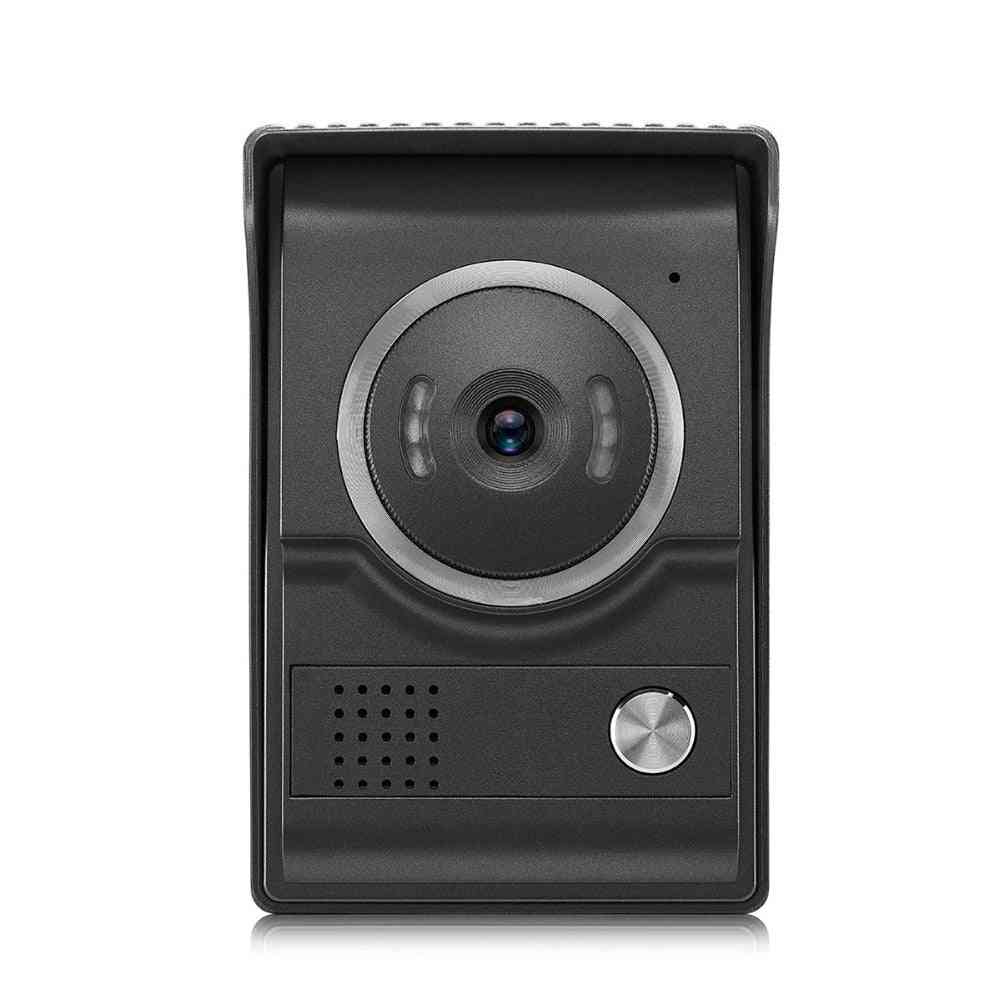 Dörrtelefon för 4 -trådskabelkameror trådbunden video dörrtelefonintercom