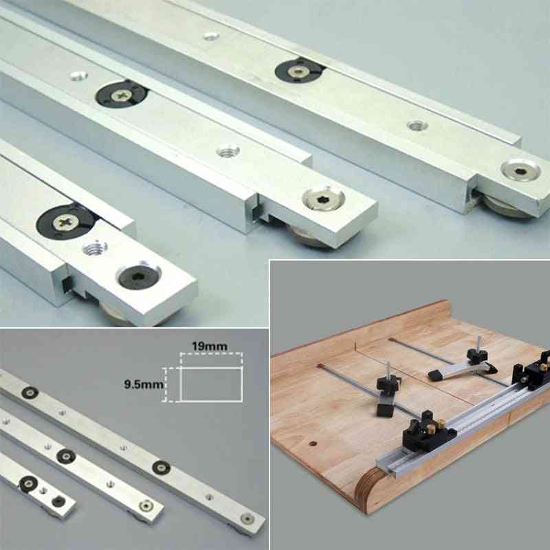 T-stopy hardware zpracování dřeva t-slot jezdec tlačný kovový pokosový nástroj