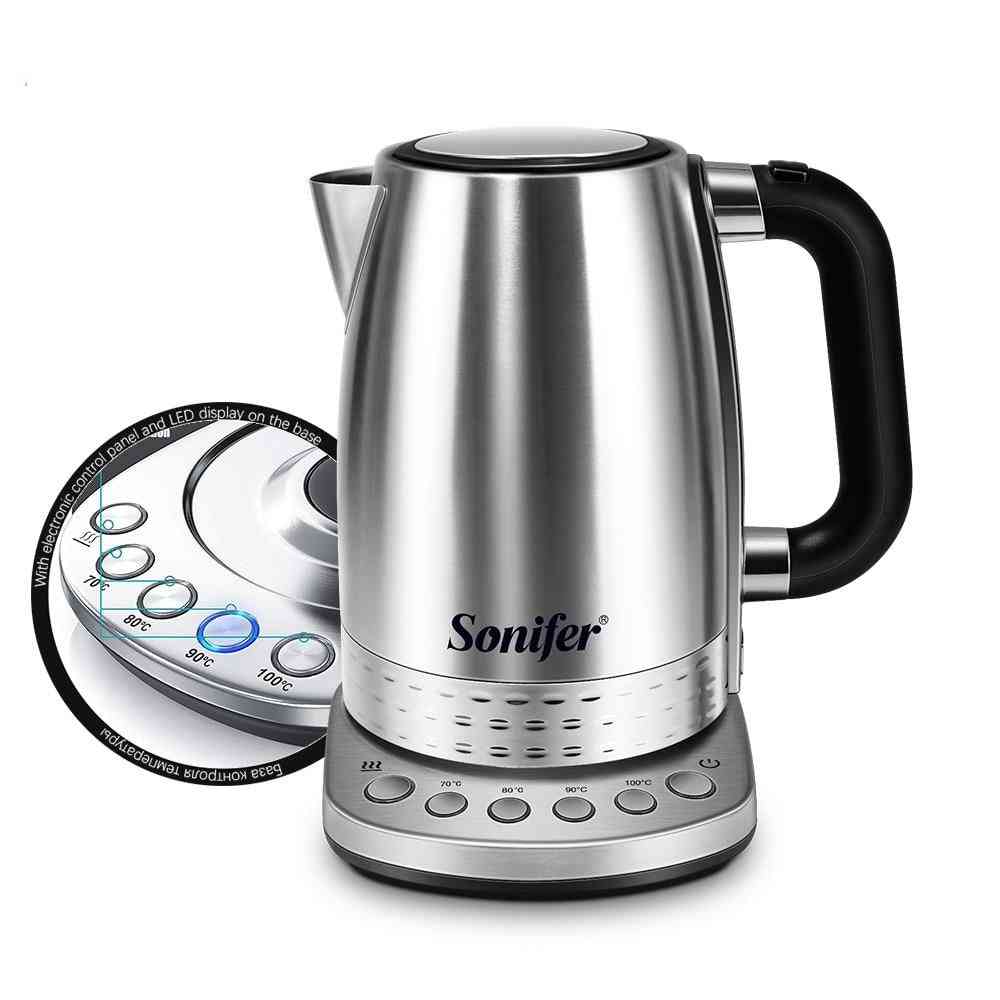 Electric , Stainless Steel, Kitchen Whistle Kettle Samovar, Tea Thermo Pot