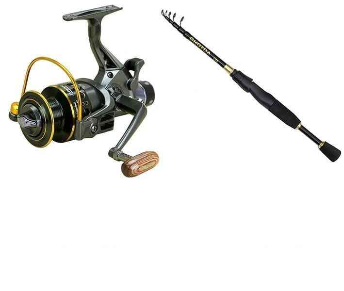 Fishing Reel Double Brake Front And Rear Drag Carp