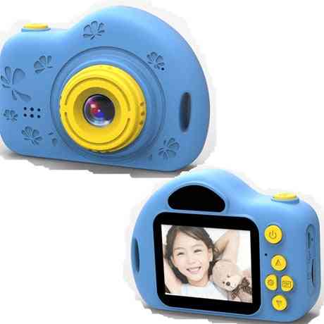 Fotografía educativa creativa, cámara digital de dibujos animados para bebé.