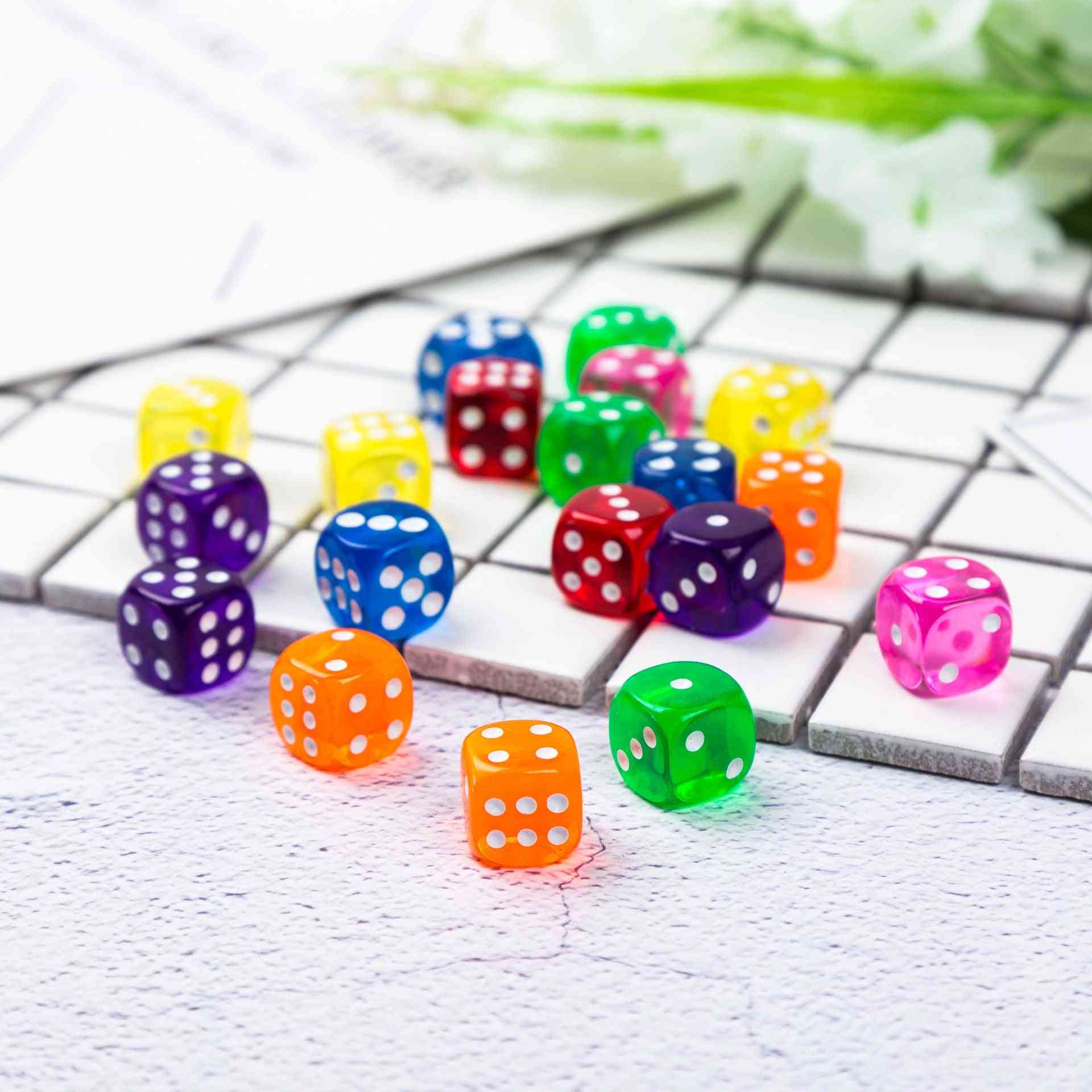 6 Sided Portable Table Games Dice