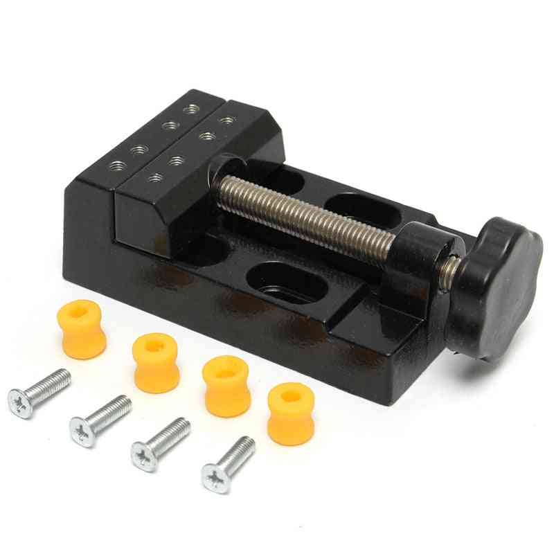 Jaw Bench Clamp Mini Drill Press Micro Clip Flat Vise