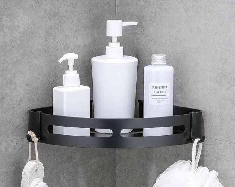 Aluminum Bathroom Shelf, Shower Shampoo & Soap Cosmetic Shelves Bath Accessories Rack Holder