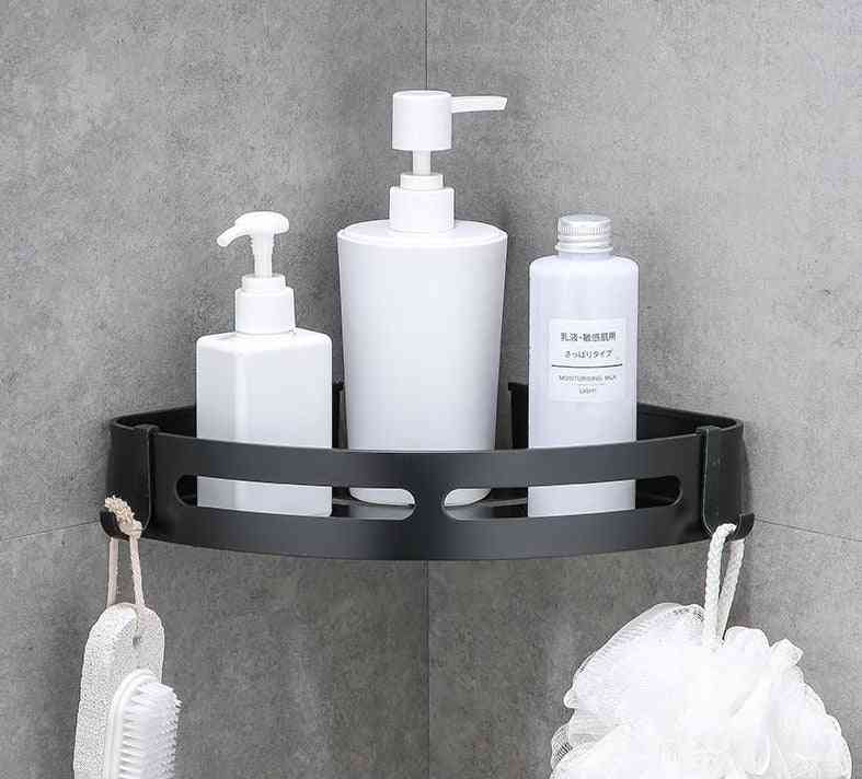 алуминиев душ рафт за баня, шампоан, сапун, рафтове за козметика, държач за багажник