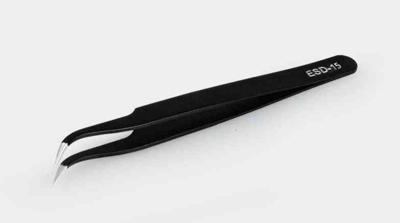 Anti-static Esd Stainless Steel, Curved, Straight Tweezers