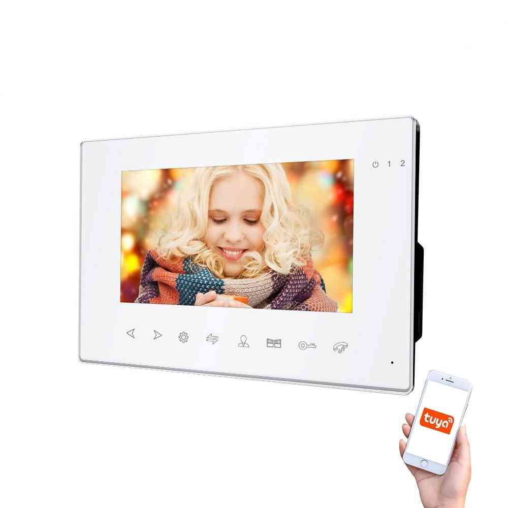 Indoor Slave Monitor For Video Intercom System Wifi Wireless Security Screen Alarm