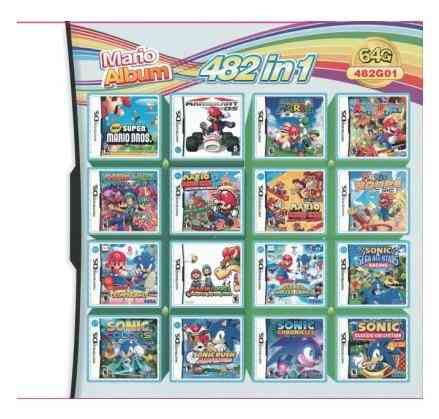 Game Pack Card-Mario Album Video, Cartridge-Konsole für DS, 2ds, 3ds