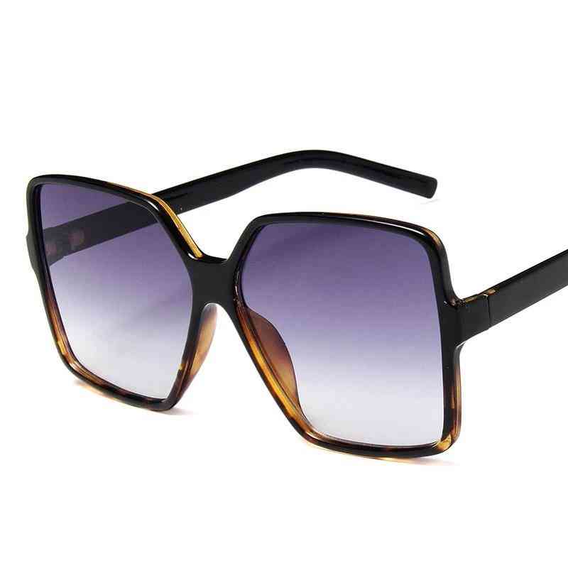 Luxusní oversize, hranaté sluneční brýle