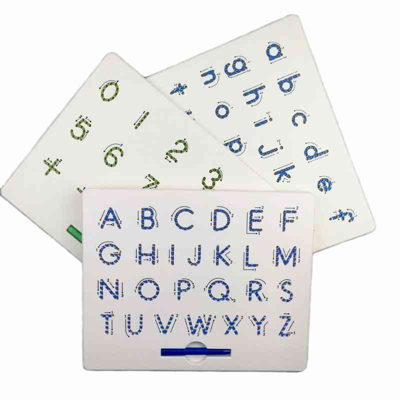 Magnetic Drawing Board, Alphabet  Tracing, Educational Letters
