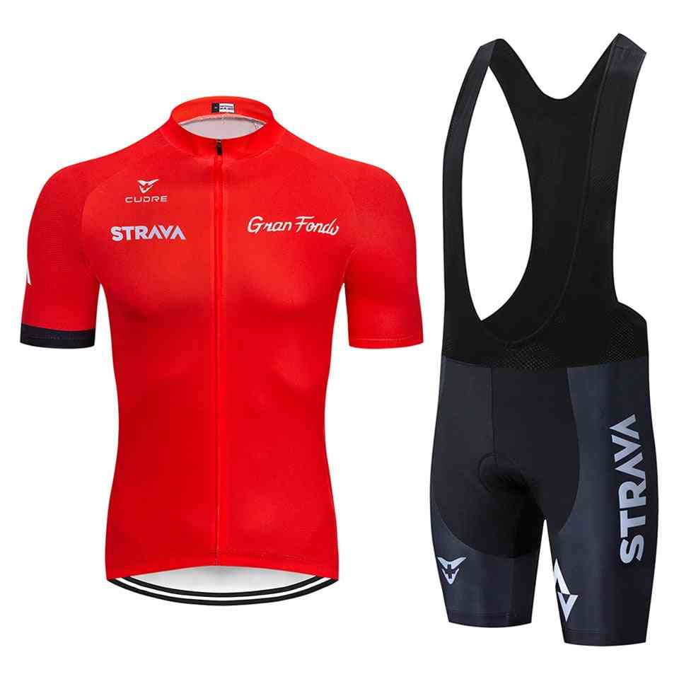 Team Short Sleeve Maillot Ciclismo Men's Cycling Jersey