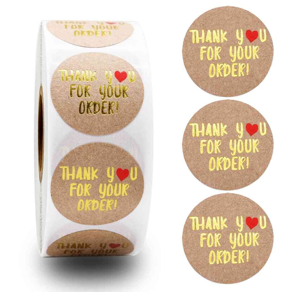 Handmade With Love Stickers, Floral Labels Sticker