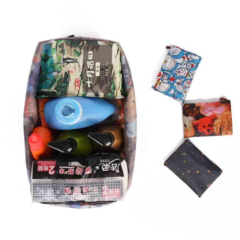 Fashion Printing Foldable Tote Shopping Handbag