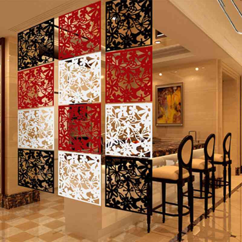 Hollow Hanging, Screen Room Divider, Home Decoration Stickers, Curtain Butterfly, Flower Partition