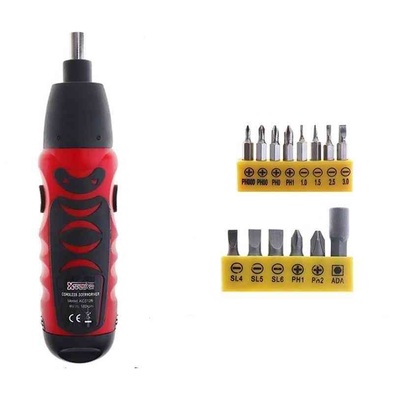 Mini Electric Screwdriver Battery Operated Cordless Screw Driver Drill