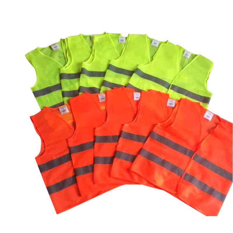 Reflective Fluorescent Vest, Outdoor Safety Clothing, Running Ventilate