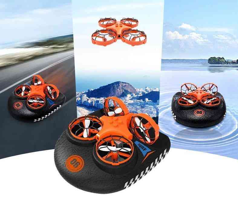 Flying Air Boat Land Driving Mode Detachable One Key Return Rc Drone
