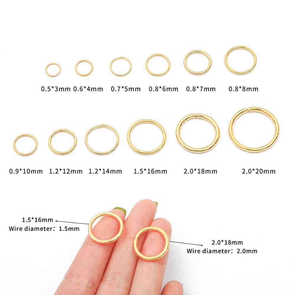 Jump  Split Rings Connectors For Diy, Jewelry Finding Making Accessories