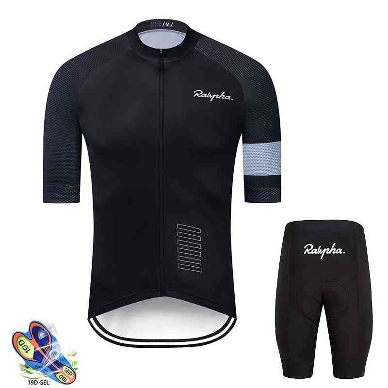 Cycling Jersey Suits- Outdoor Wear, Gel Pad Mountain, Bib Shorts Set-1