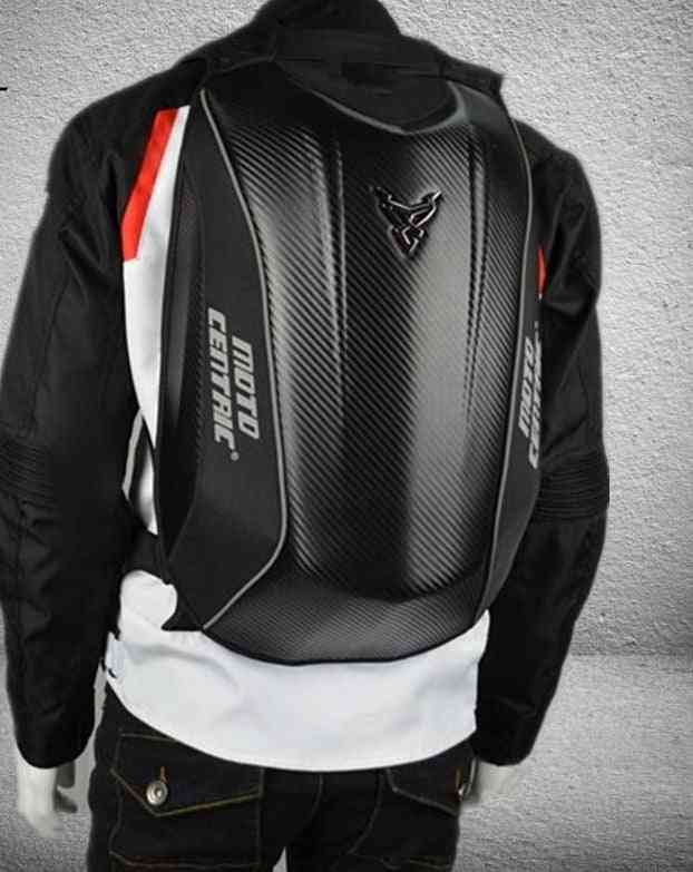 Motorcycle Riding Backpack, Waterproof, Carbon Fiber Hard Shell